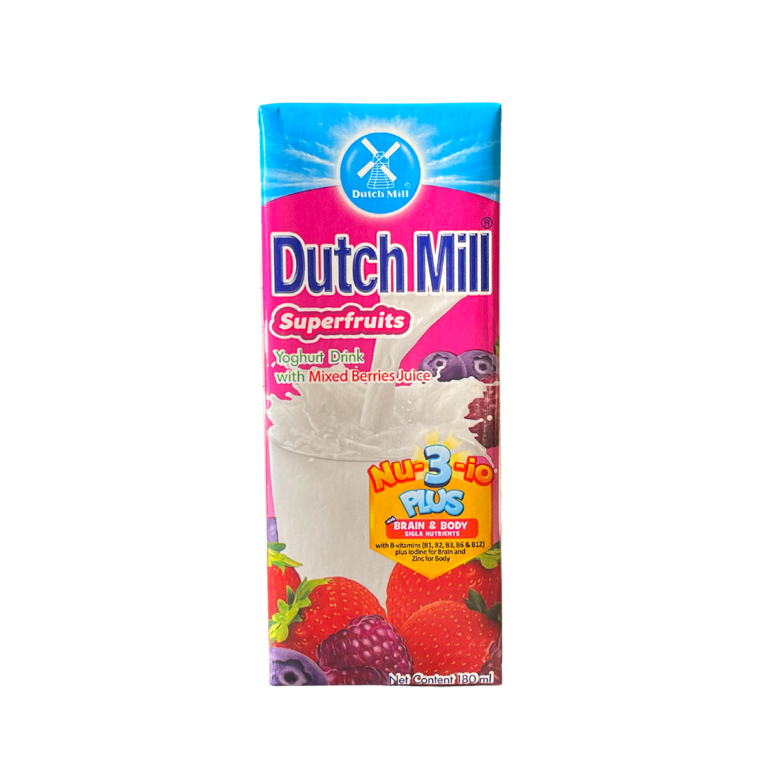 Dutch Mill - Superfruits Yogurt Drink with Mixed Berries Juice - 180mL - Lynne's Food Cravings