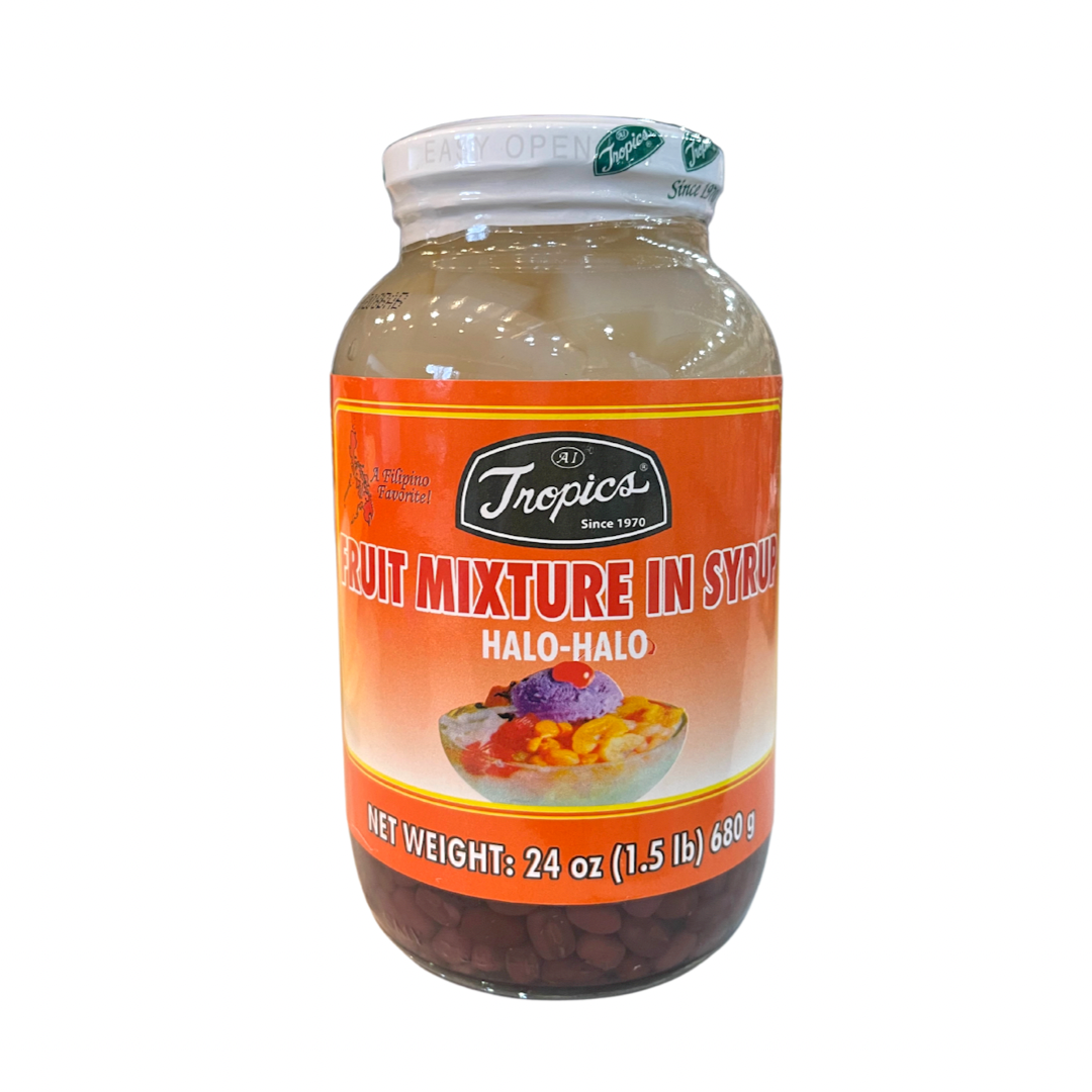 Tropics - Halo Halo Fruit Mixture in Syrup - 24oz - Lynne's Food Cravings