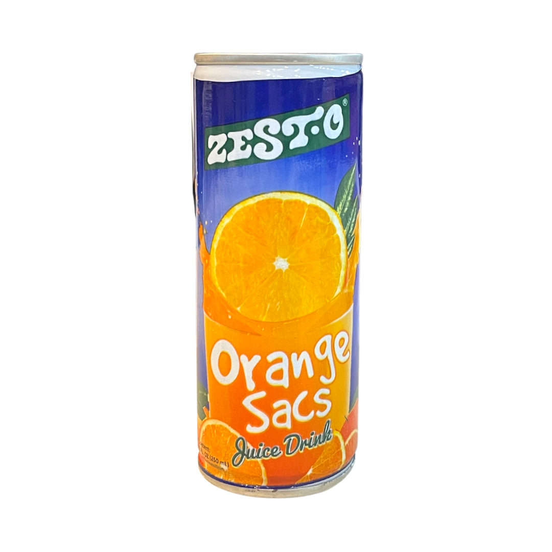 Zesto - Orange Sacs Juice Drink - 250mL - Lynne's Food Cravings