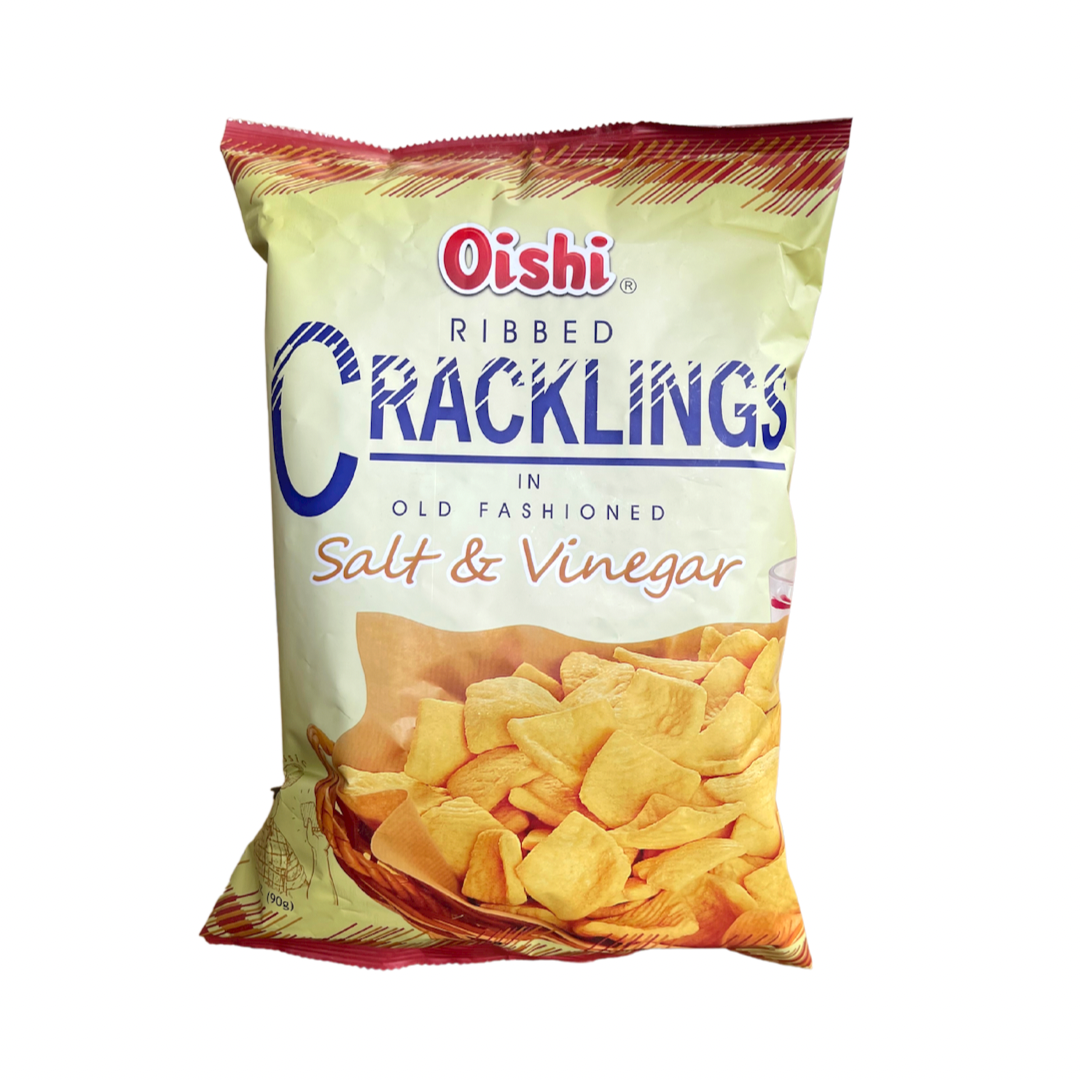 Oishi - Cracklings in Salt & Vinegar - 100g - Lynne's Food Cravings