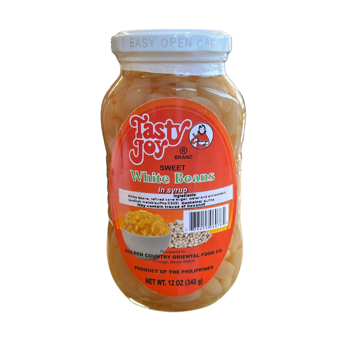 Tasty Joy - Sweet White Beans in Syrup - 12oz (340g) - Lynne's Food Cravings