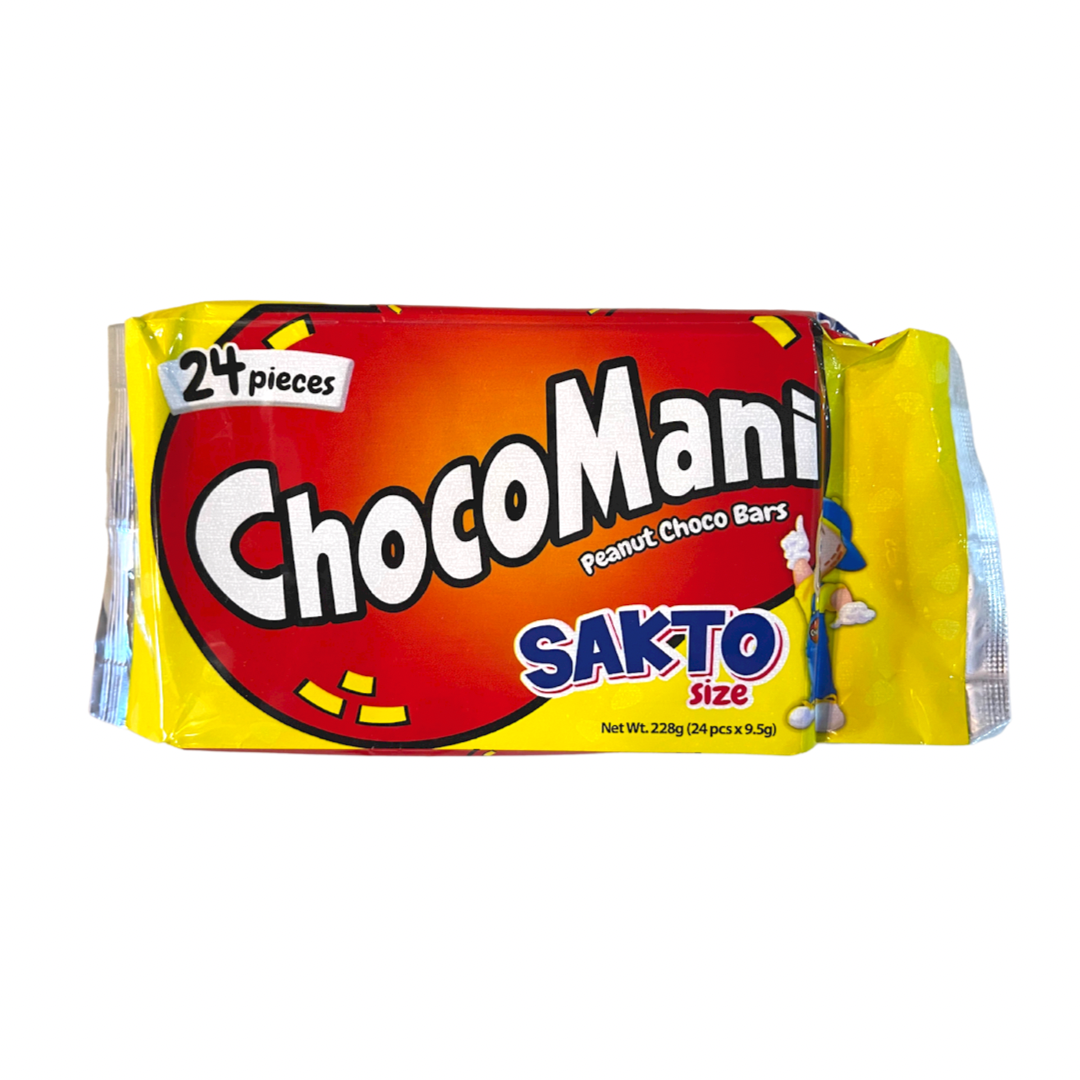 ChocoMani - Peanut Choco Bars Sakto Size - 228g - Lynne's Food Cravings