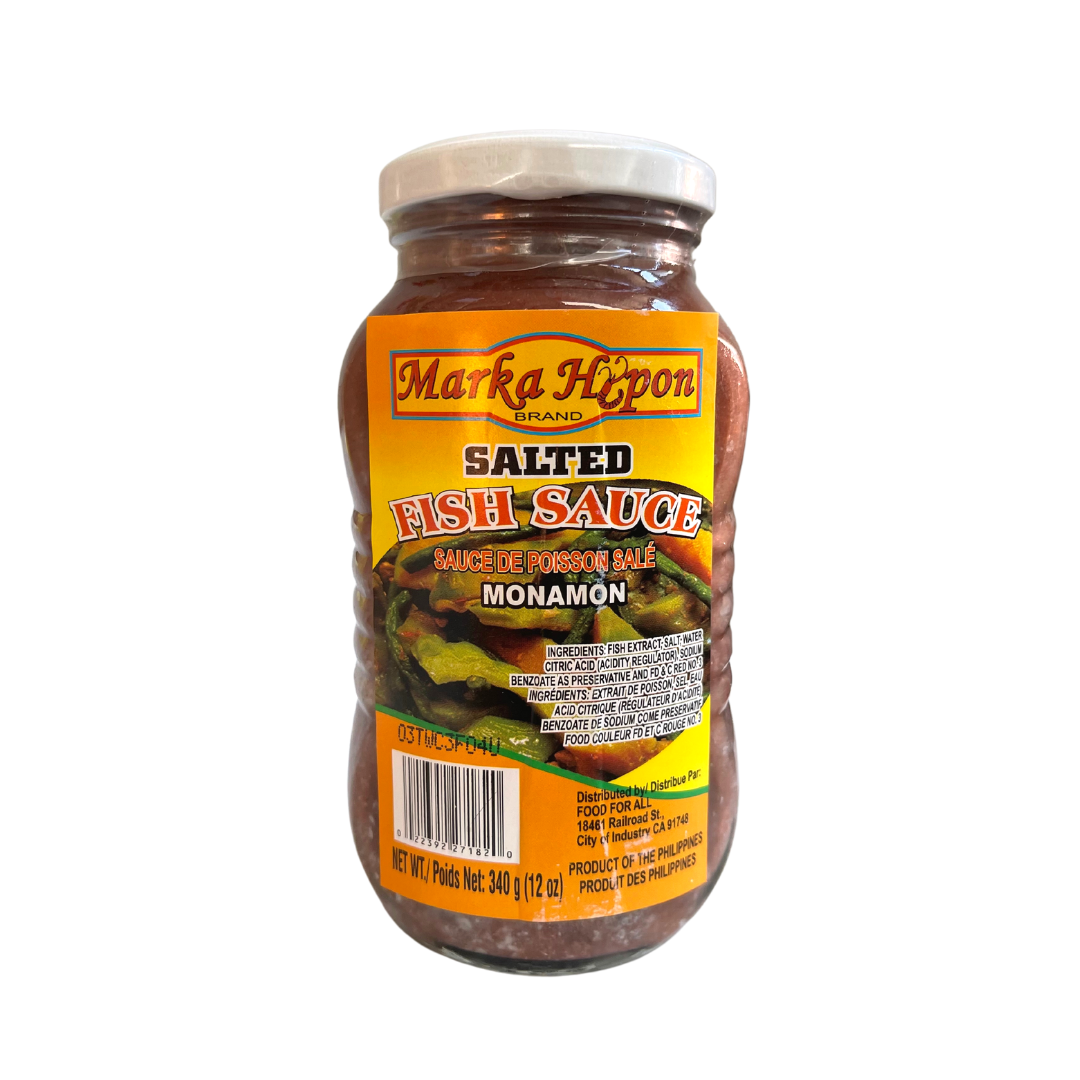 Marka Hipon - Salted Fish Sauce Monamon - 12oz (340g) - Lynne's Food Cravings
