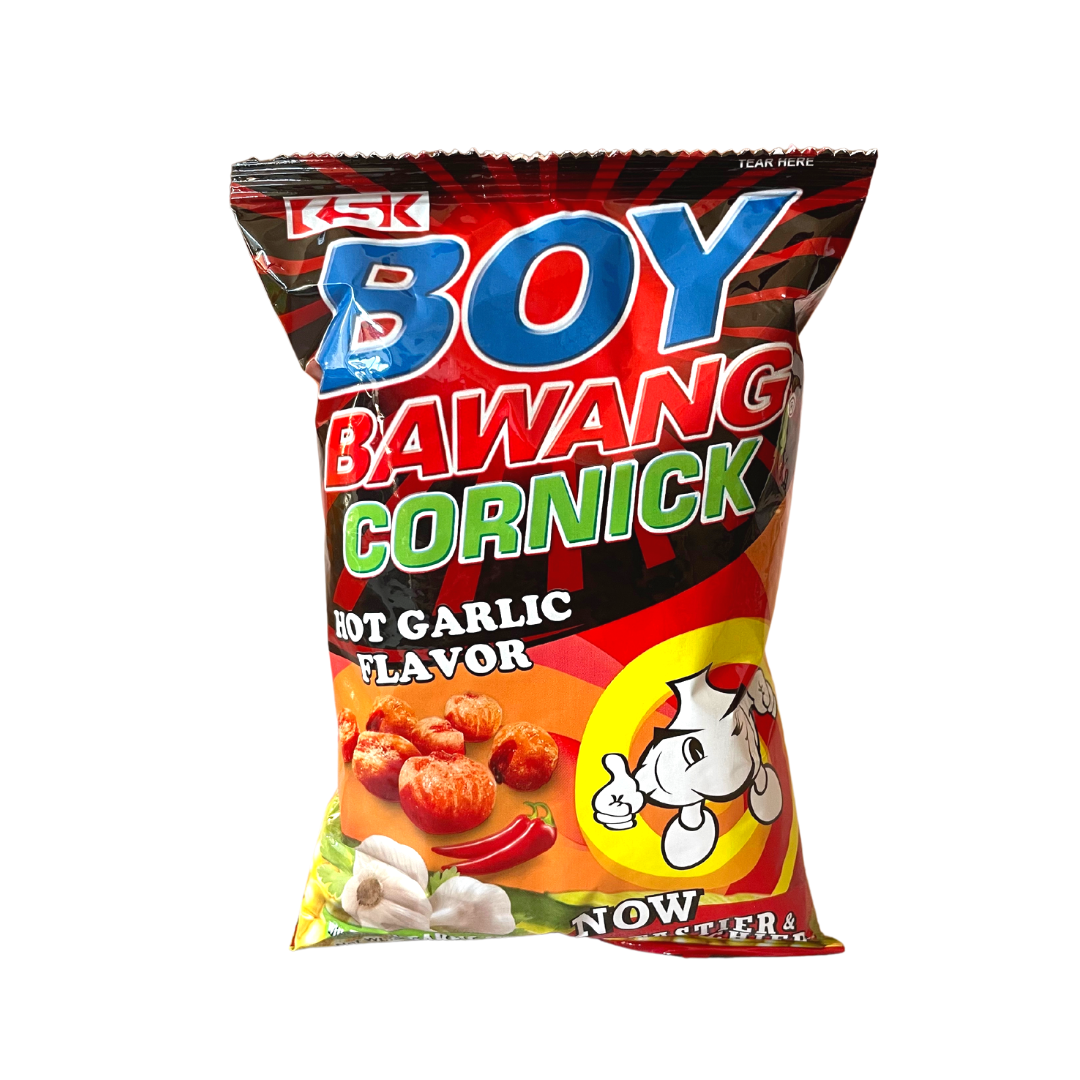 Boy Bawang - Cornick Garlic Flavor (Hot) - 3.54 oz - Lynne's Food Cravings