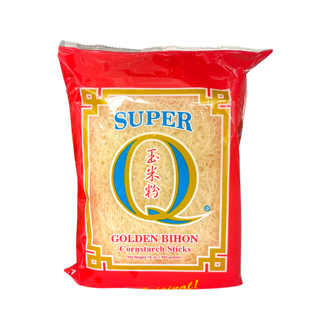 Super Q - Golden Bihon Cornstarch Sticks - 16oz - Lynne's Food Cravings