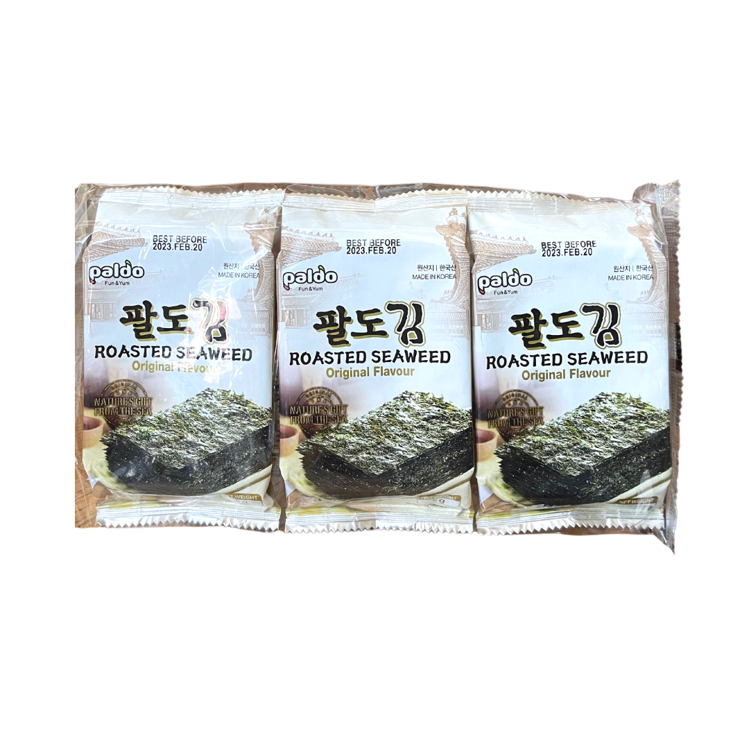Paldo - Roasted Seaweed Original Flavour - 5gx3 - Lynne's Food Cravings
