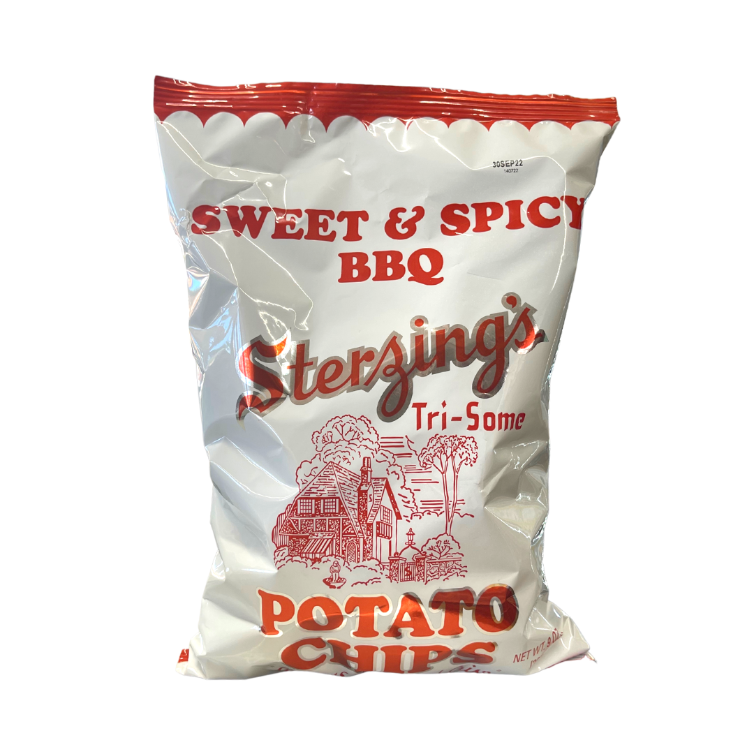 Sterzing - Sweet & Spicy BBQ Potato Chips - 9 oz - Lynne's Food Cravings