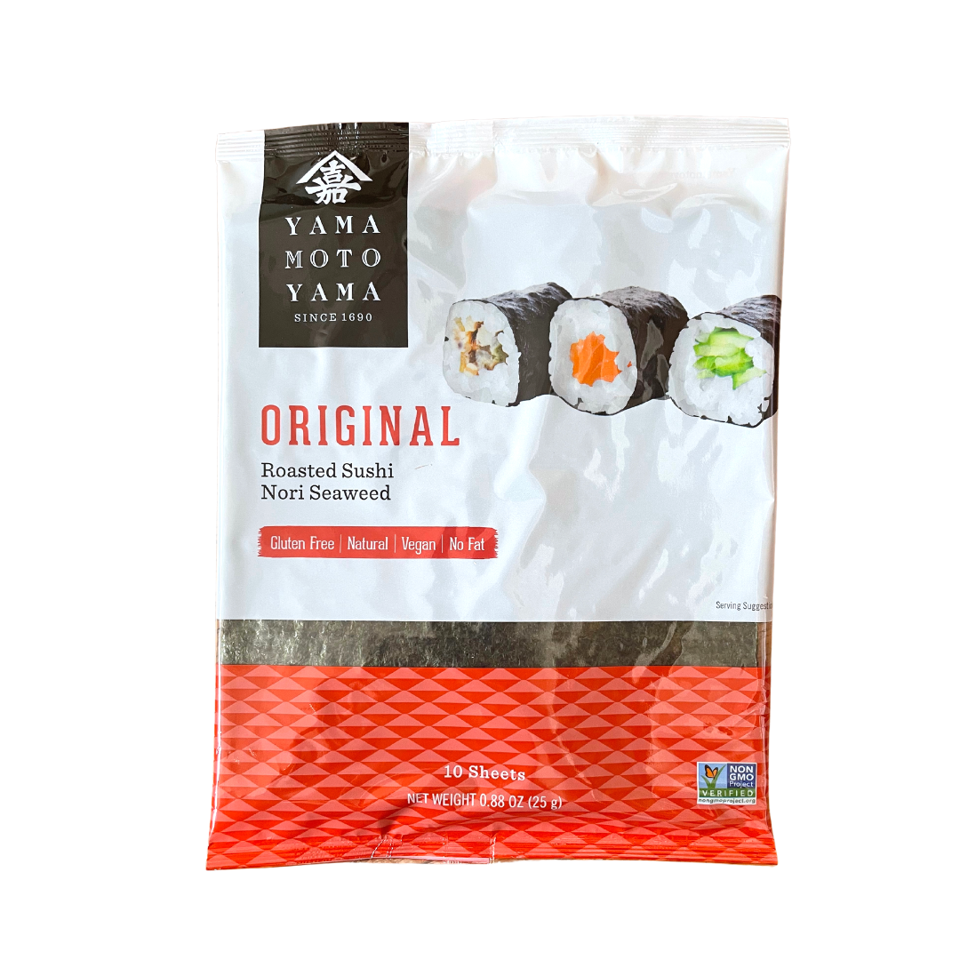 Yama Moto Yama - Roasted Sushi Nori Seaweed (10 sheets) - 0.88oz (25g) - Lynne's Food Cravings
