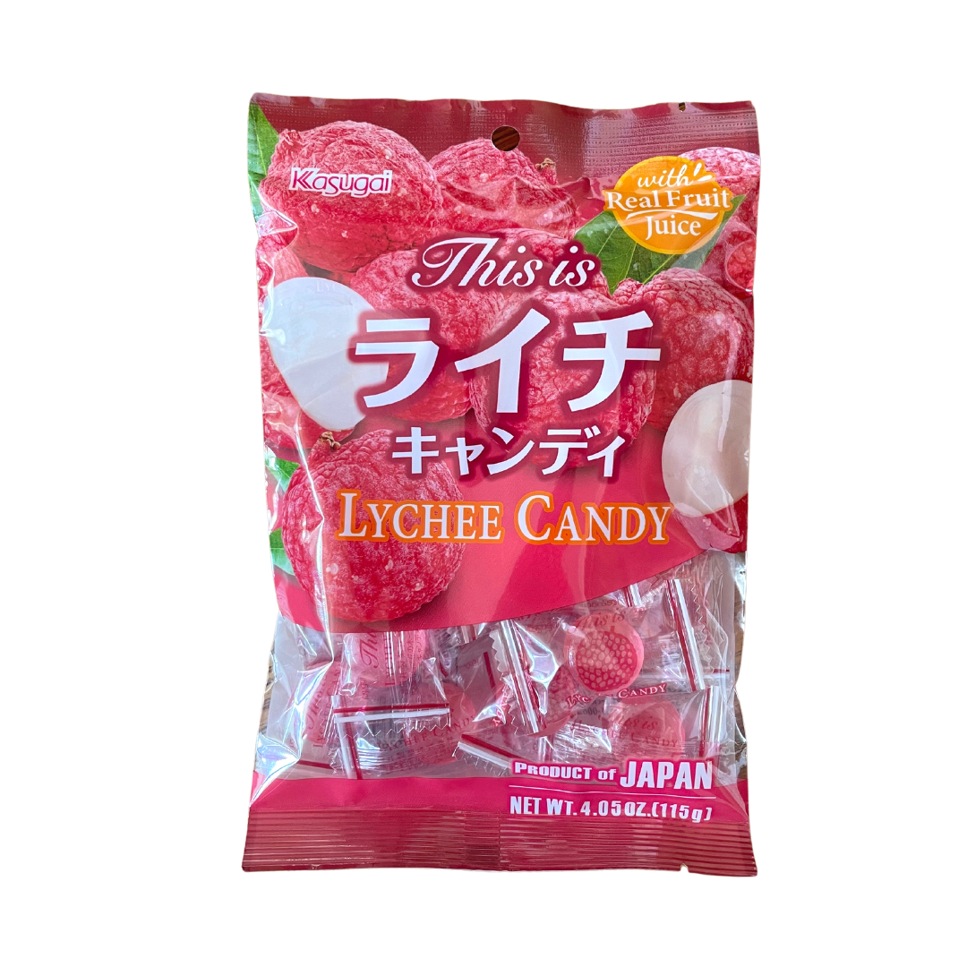 Kasugai - Lychee Candy - 4.05oz (115g) - Lynne's Food Cravings