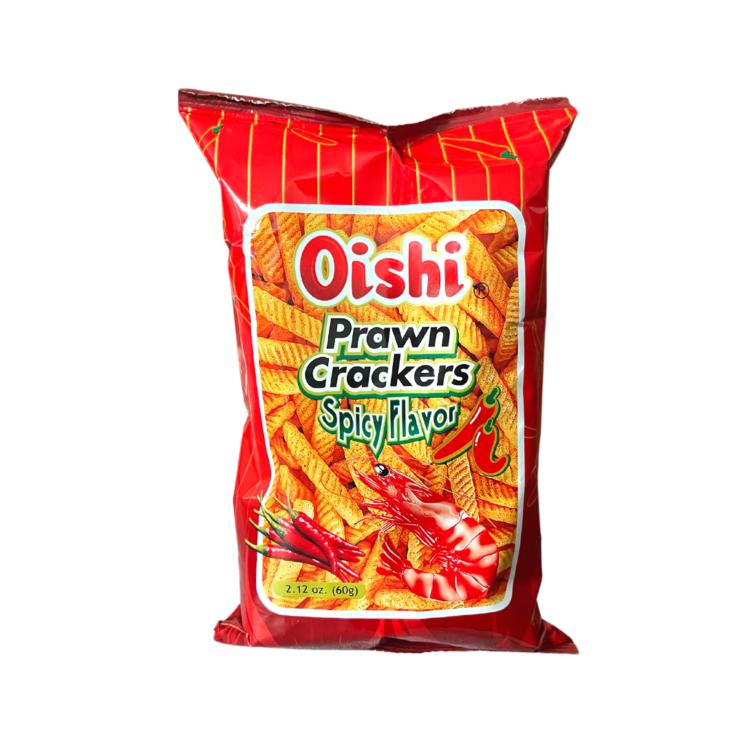 Oishi - Prawn Cracker (Hot & Spicy) - 60g - Lynne's Food Cravings